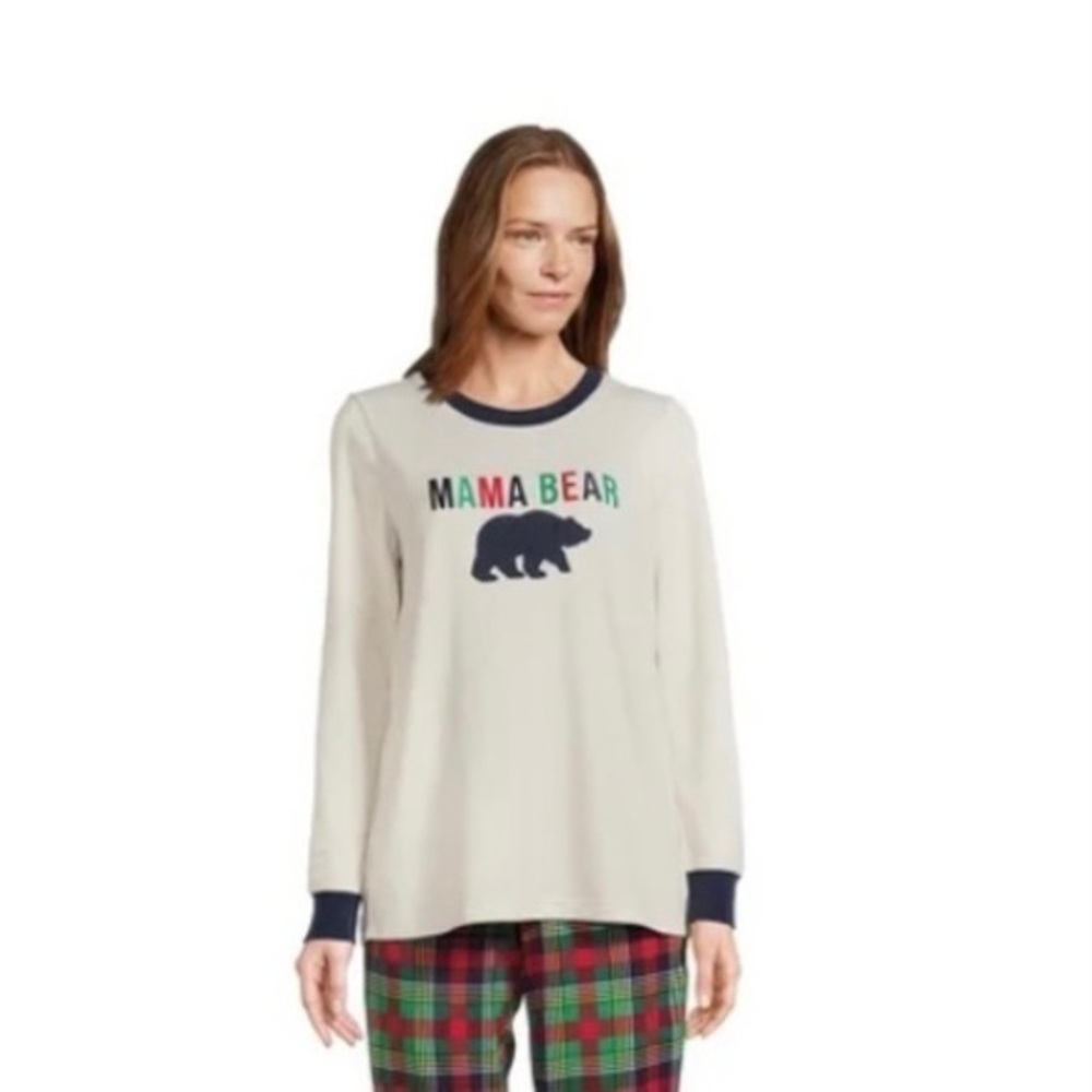 DEARFOAMS Mama Bear Pajama Top